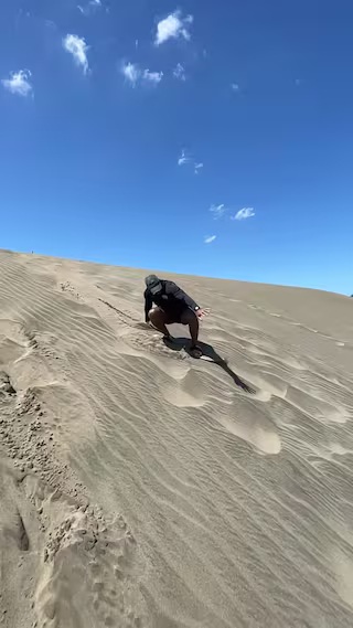 Sandboarding & snorkeling