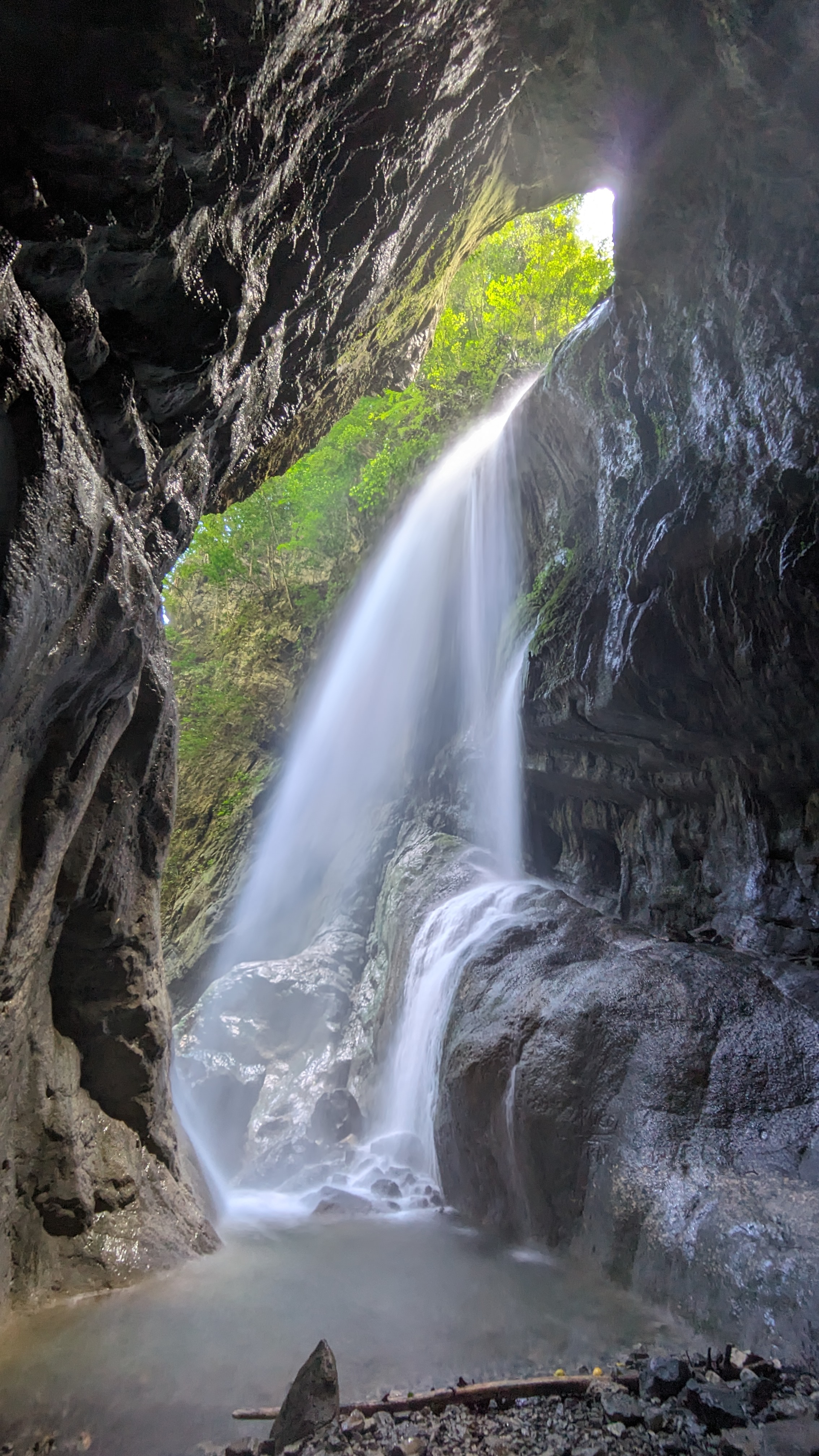 Trekking/rappelling waterfalls in Dominican Republic